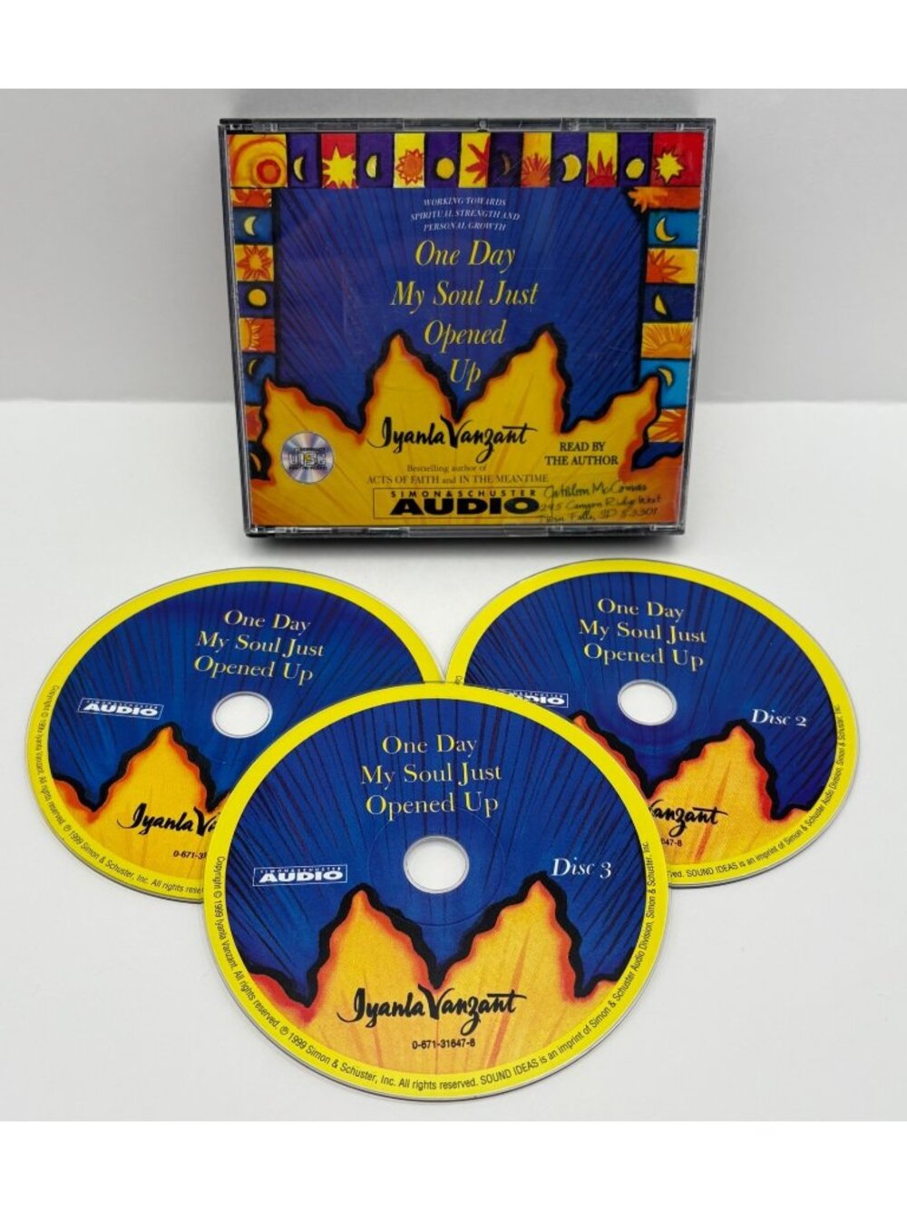 Iyanla Vanzant One Day My Soul Just Opened Up Audiobook 3CD Set Spiritual